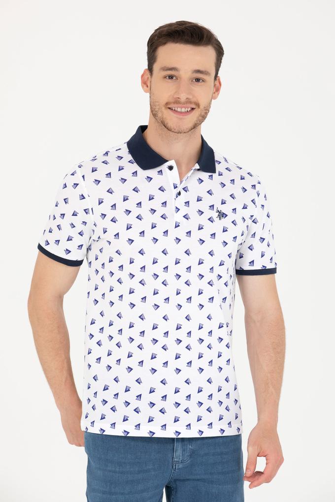 Erkek Beyaz Polo Yaka Tişört