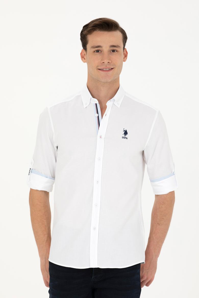 Erkek Beyaz Uzun Kollu Gömlek - 50272300008