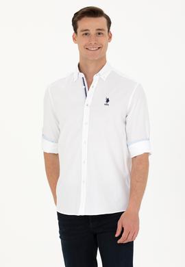 Erkek Beyaz Uzun Kollu Gömlek - 50272300008