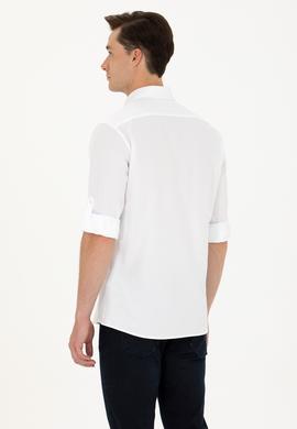 Erkek Beyaz Uzun Kollu Gömlek - 50272300008