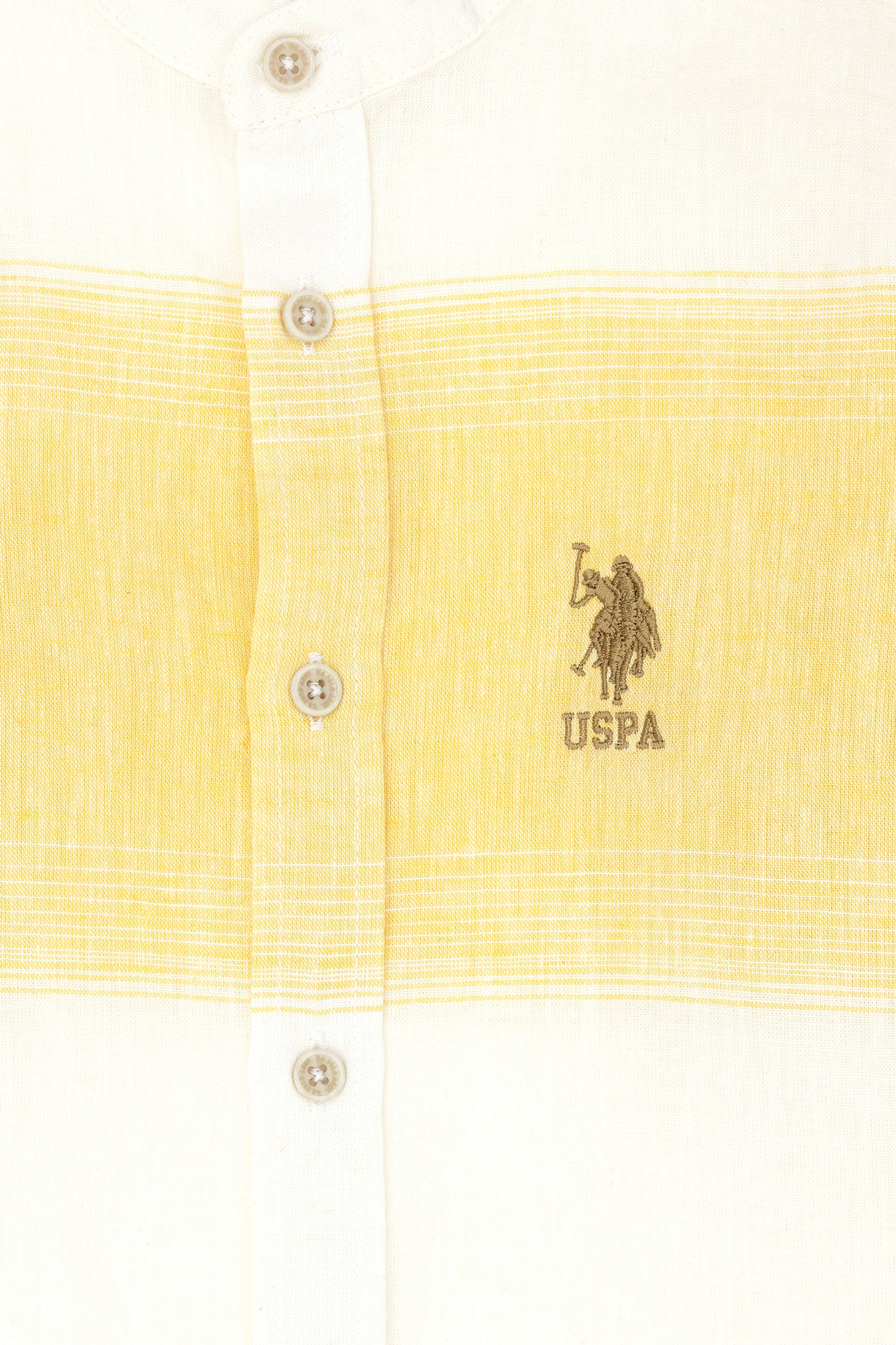 Erkek Çocuk Safran Uzun Kollu Gömlek