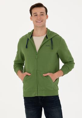 Erkek Yeşil Sweatshirt - 50273717121