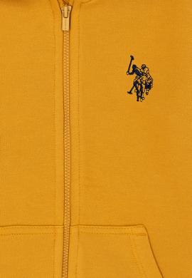 Erkek Çocuk Hardal Basic Kapüşonlu Sweatshirt - 50273746043