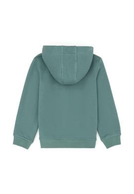 Erkek Çocuk Mint Basic Kapüşonlu Sweatshirt - 50273746121