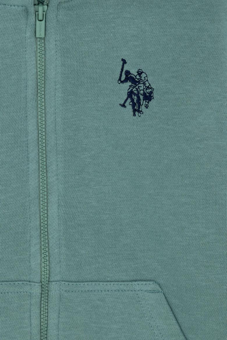 Erkek Çocuk Mint Basic Kapüşonlu Sweatshirt - 50273746121