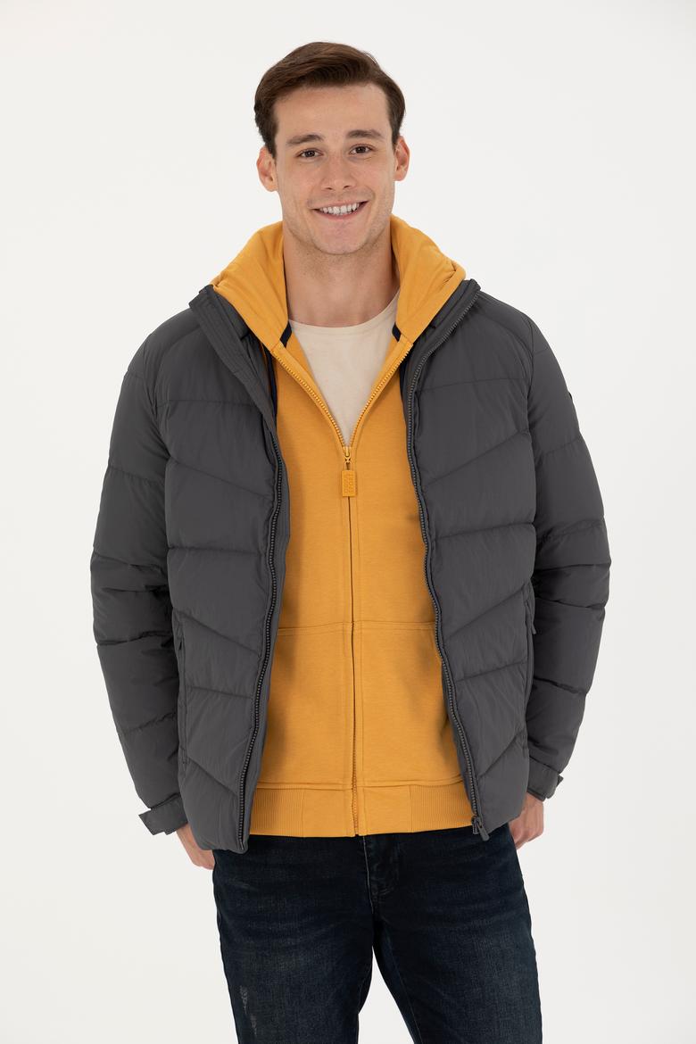 Erkek Antrasit Mont - 50269807042