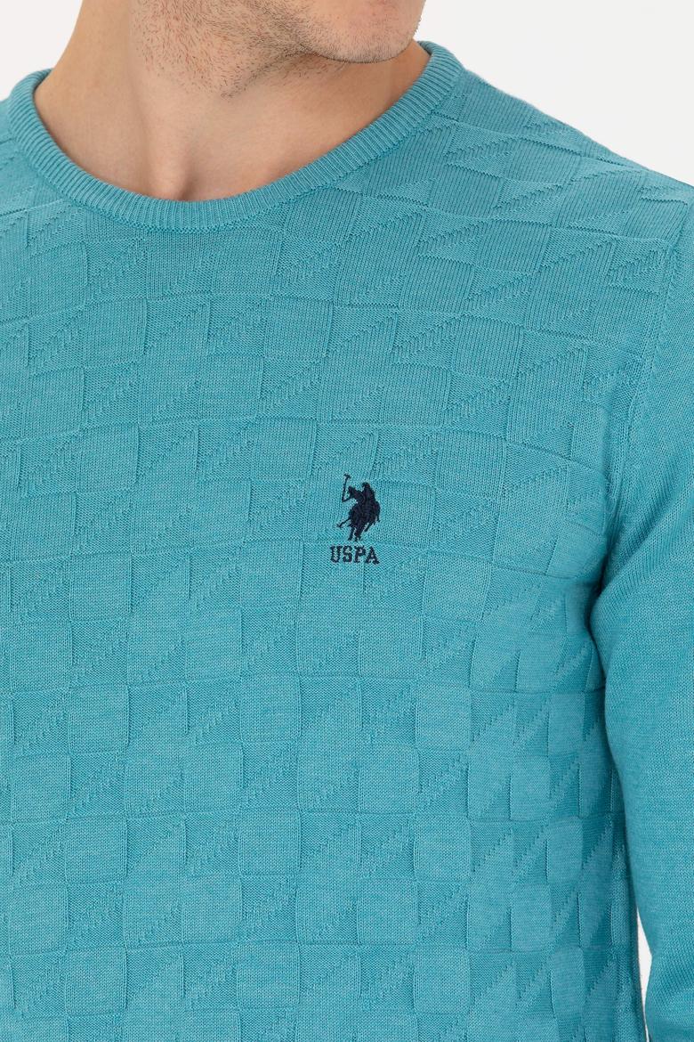 Erkek Petrol Bisiklet Yaka Kazak - 50269001093