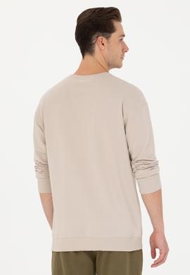 Erkek Bej Sweatshirt - 50270739041