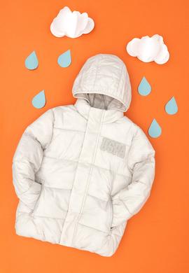Erkek Çocuk Taş Kapüşonlu Mont - 50271498009