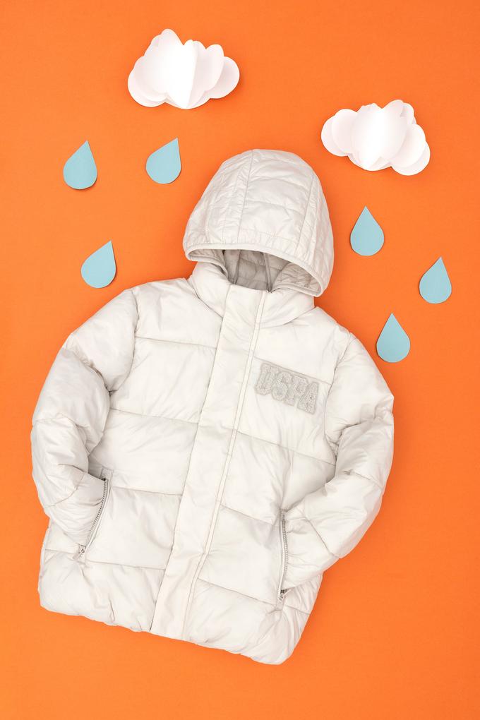 Erkek Çocuk Taş Kapüşonlu Mont