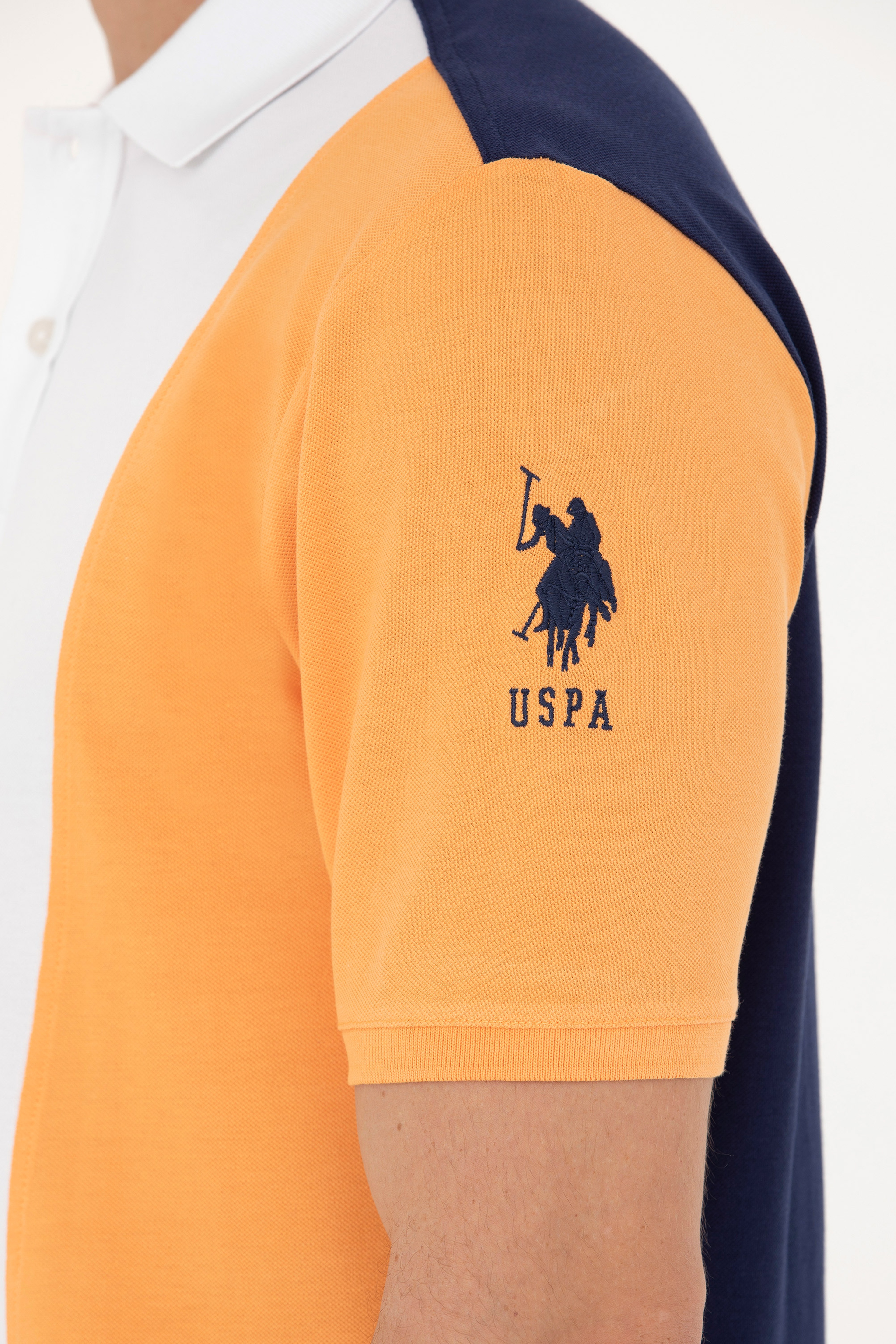 Erkek Turuncu Polo Yaka Tişört - Image 7