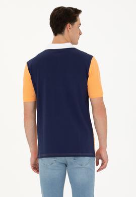 Erkek Turuncu Polo Yaka Tişört - 50263396023