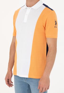 Erkek Turuncu Polo Yaka Tişört - 50263396023