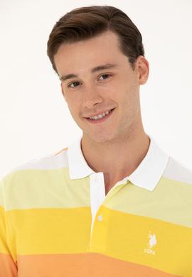 Erkek Turuncu Polo Yaka Tişört - 50263231023