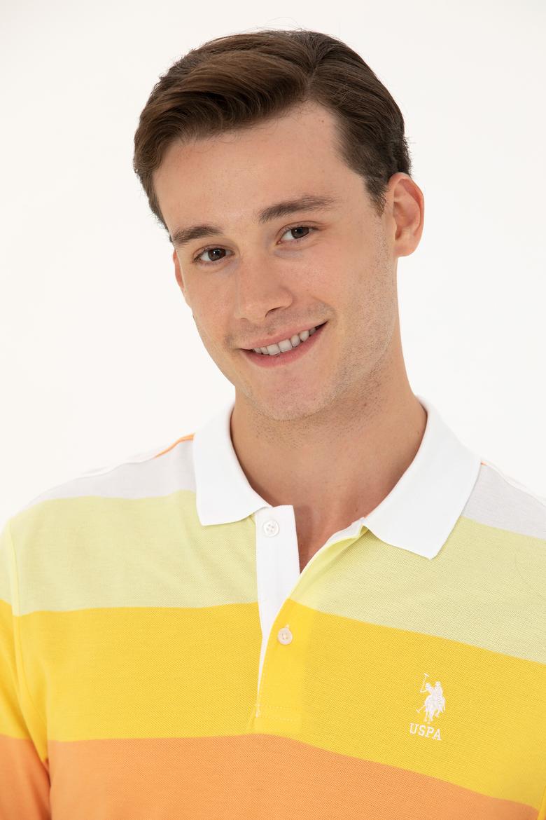 Erkek Turuncu Polo Yaka Tişört - 50263231023