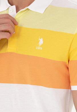 Erkek Turuncu Polo Yaka Tişört - 50263231023