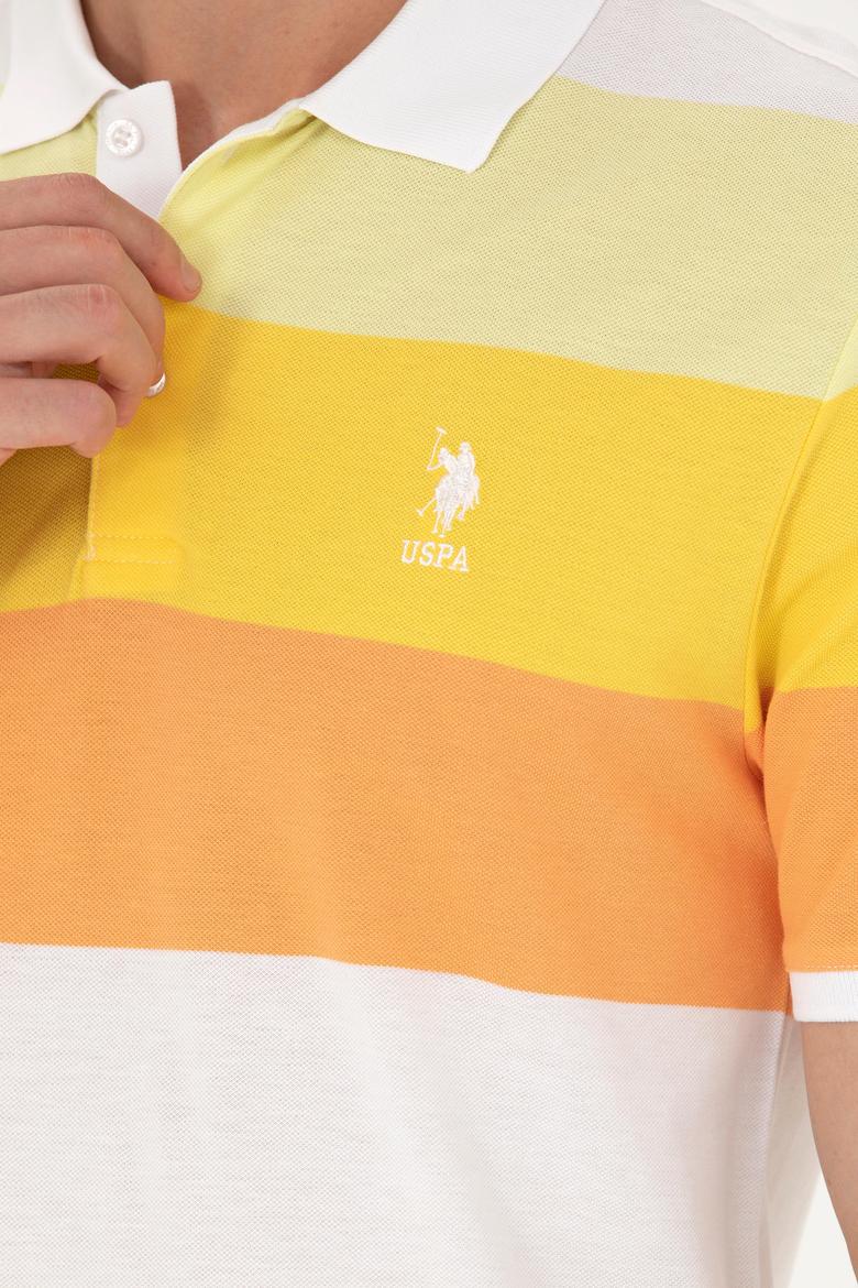 Erkek Turuncu Polo Yaka Tişört - 50263231023