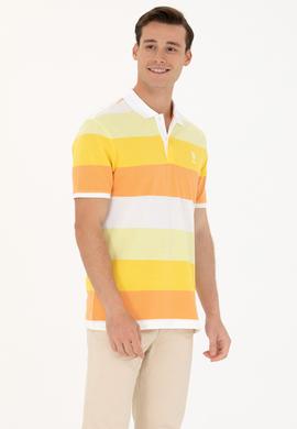 Erkek Turuncu Polo Yaka Tişört - 50263231023