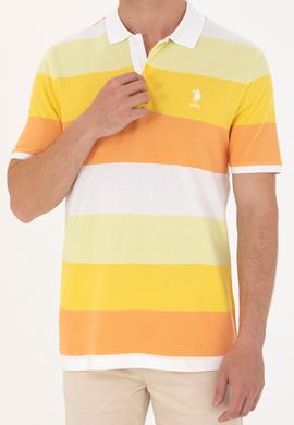 Erkek Turuncu Polo Yaka Tişört - 50263231023