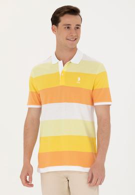 Erkek Turuncu Polo Yaka Tişört - 50263231023