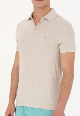 Erkek Taş Polo Yaka Tişört - 50263432035