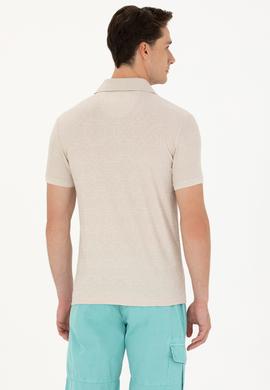 Erkek Taş Polo Yaka Tişört - 50263432035