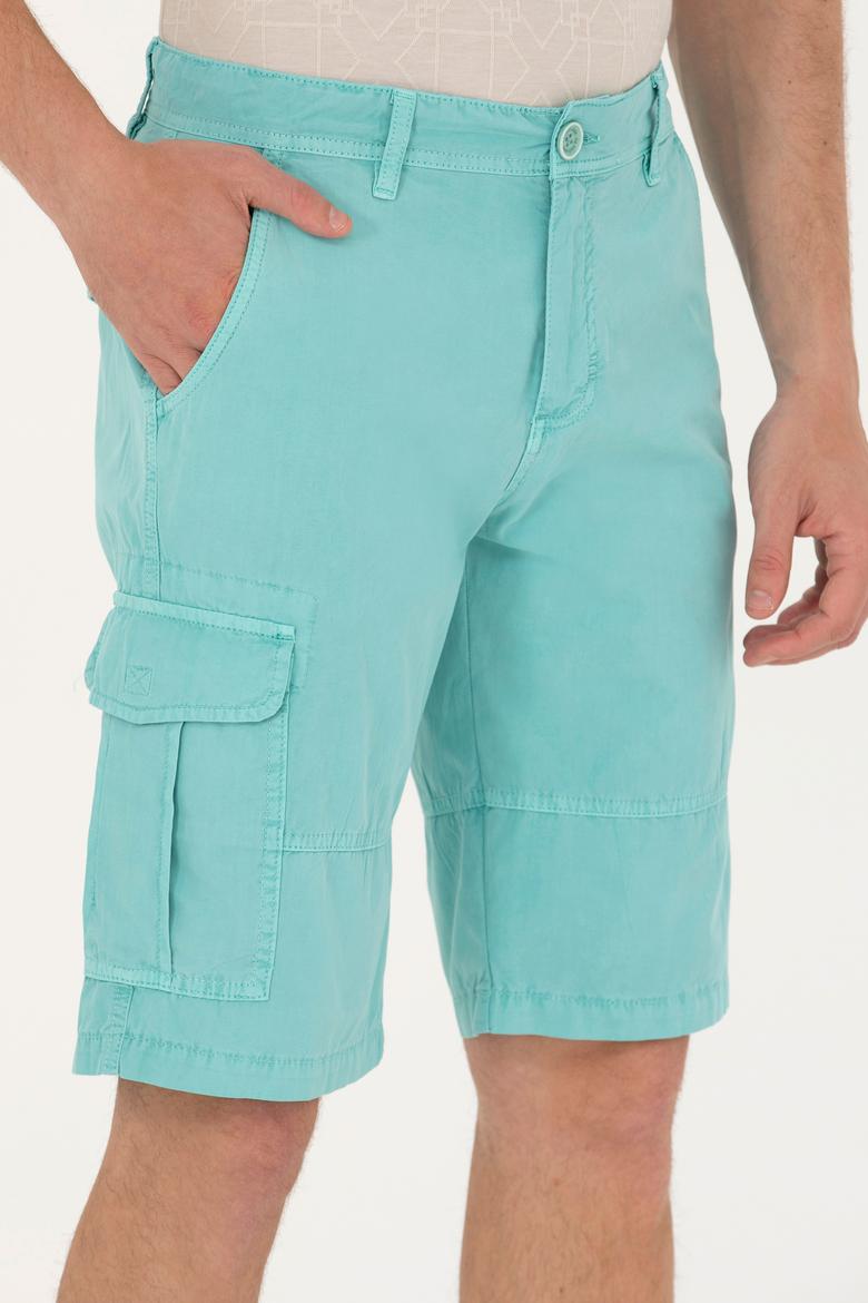 Erkek Mint Dokuma Şort - 50263843013