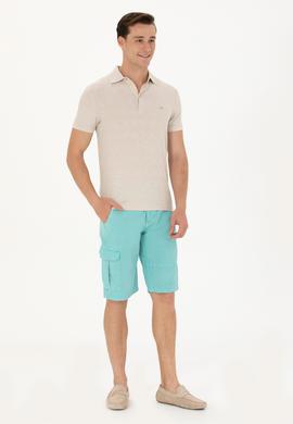 Erkek Mint Dokuma Şort - 50263843013