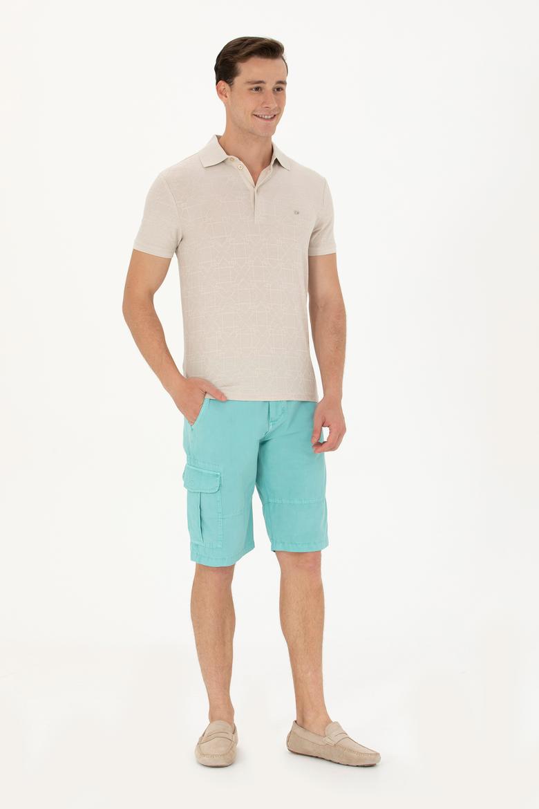Erkek Mint Dokuma Şort - 50263843013