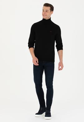 Erkek Siyah Basic Kazak - 50275844019