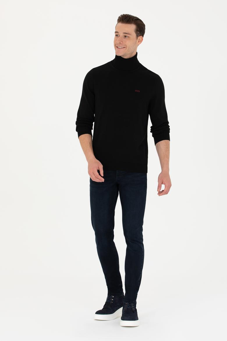 Erkek Siyah Basic Kazak - 50275844019