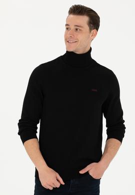 Erkek Siyah Basic Kazak - 50275844019