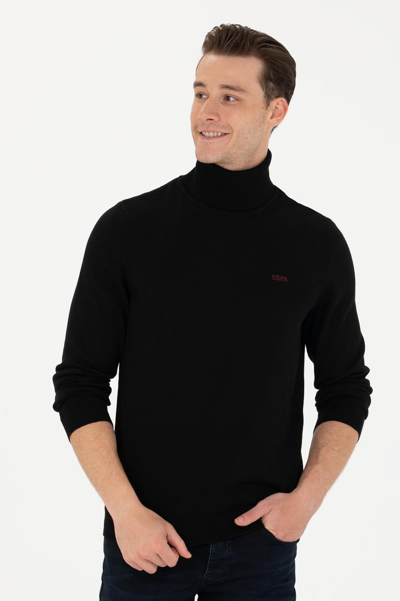 Erkek Siyah Basic Kazak - 50275844019