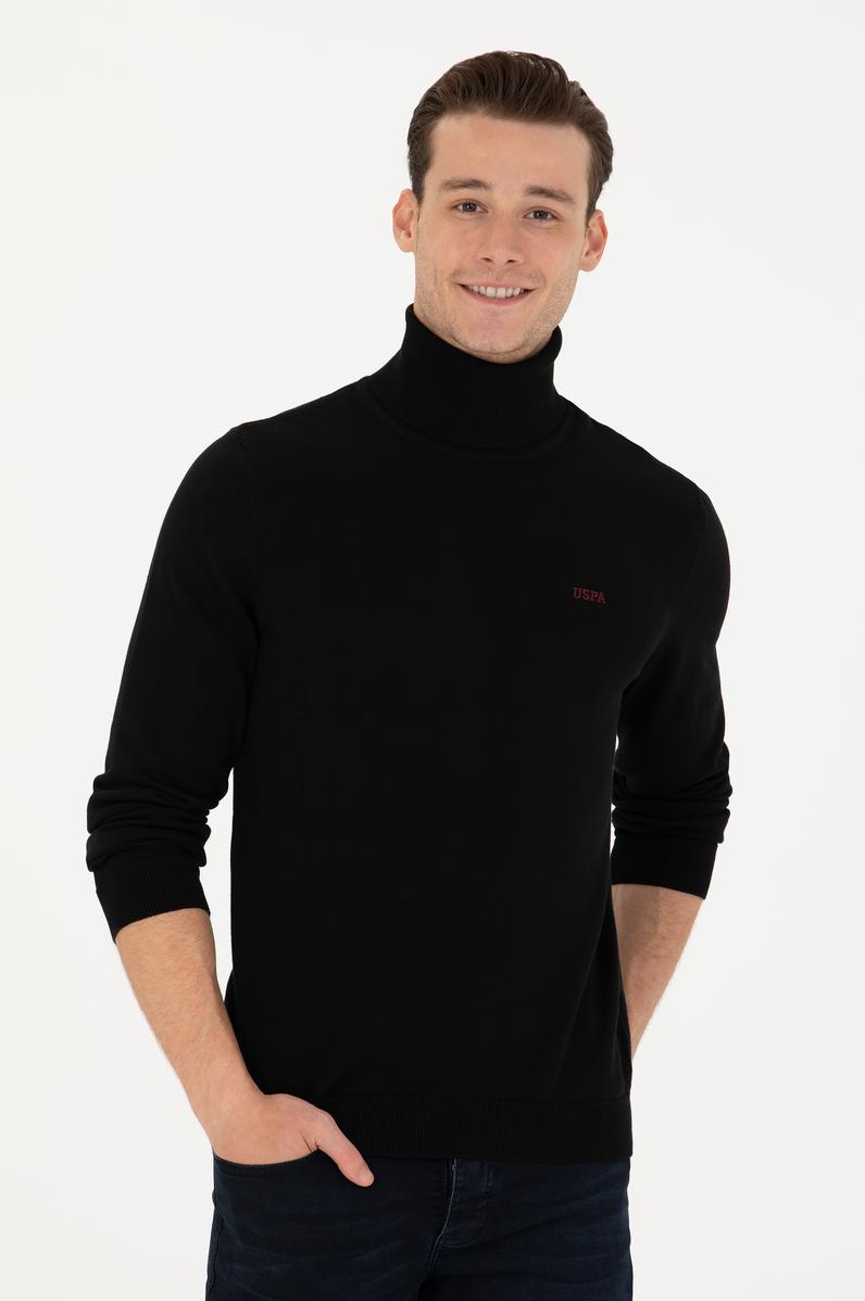 Erkek Siyah Basic Kazak