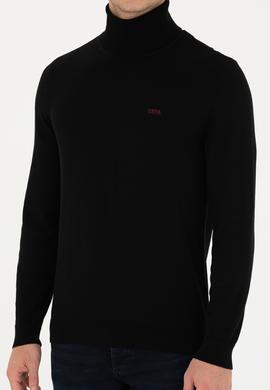 Erkek Siyah Basic Kazak - 50275844019