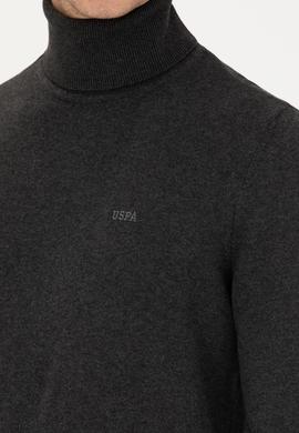 Erkek Antrasit Melanj Basic Kazak - 50275844028