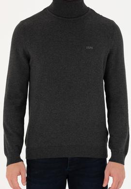 Erkek Antrasit Melanj Basic Kazak - 50275844028