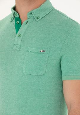 Erkek Yeşil Polo Yaka Tişört - 50263427043