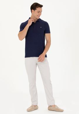 Erkek Lacivert Polo Yaka Tişört - 50263432023