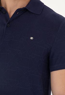 Erkek Lacivert Polo Yaka Tişört - 50263432023