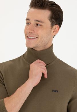 Erkek Haki Basic Kazak - 50275844065