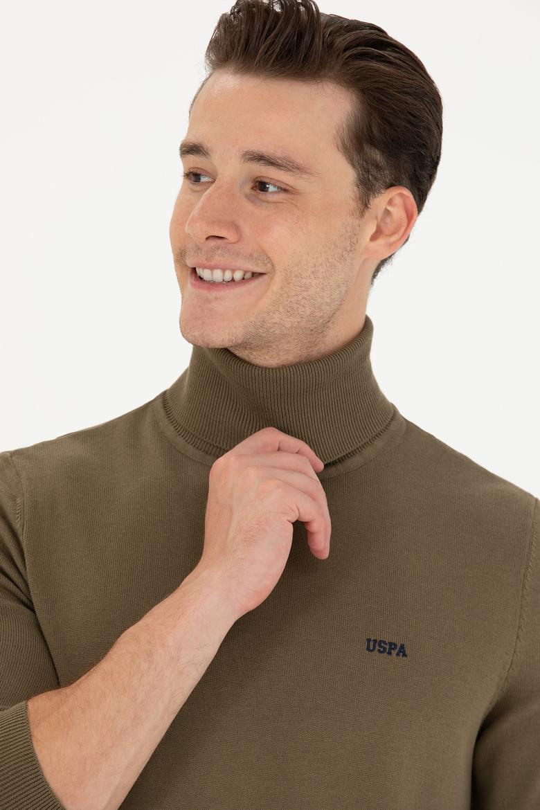 Erkek Haki Basic Kazak - 50275844065