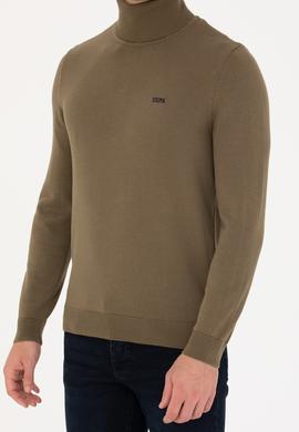 Erkek Haki Basic Kazak - 50275844065