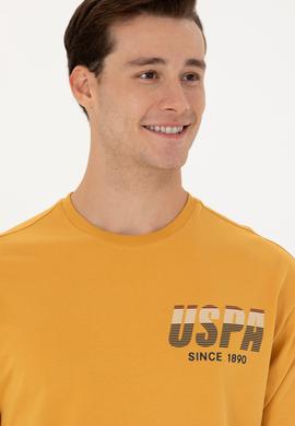 Erkek Hardal Sweatshirt - 50270752031