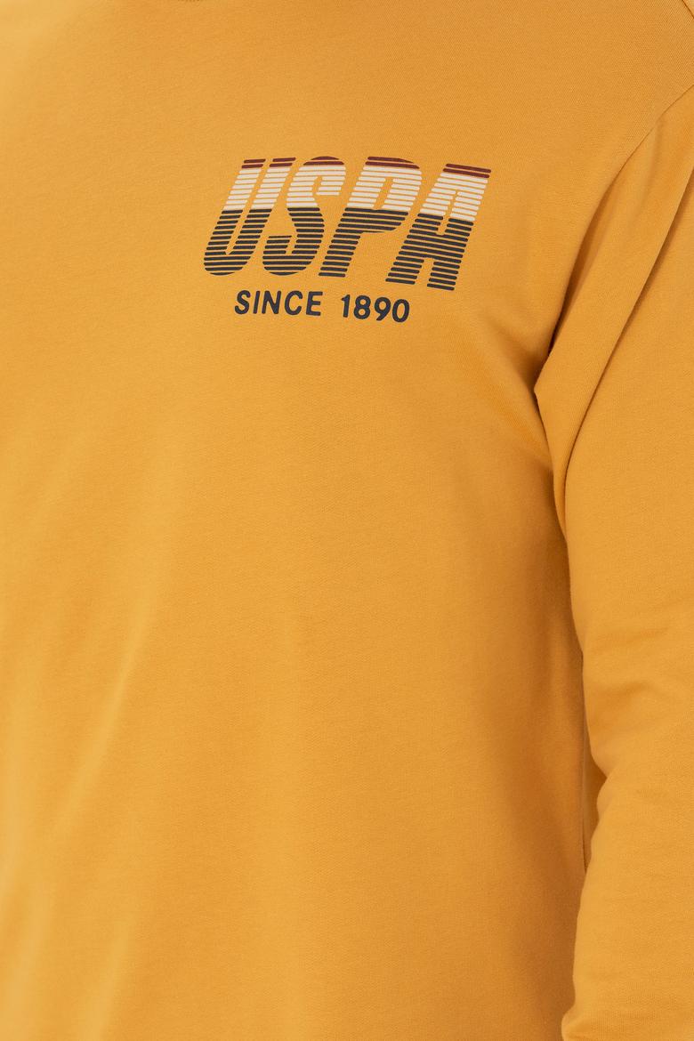 Erkek Hardal Sweatshirt - 50270752031