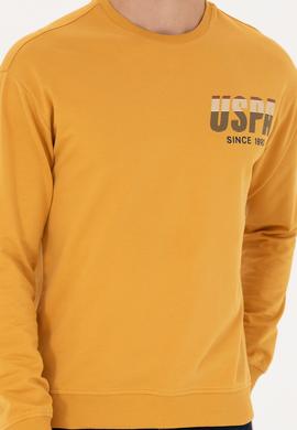 Erkek Hardal Sweatshirt - 50270752031