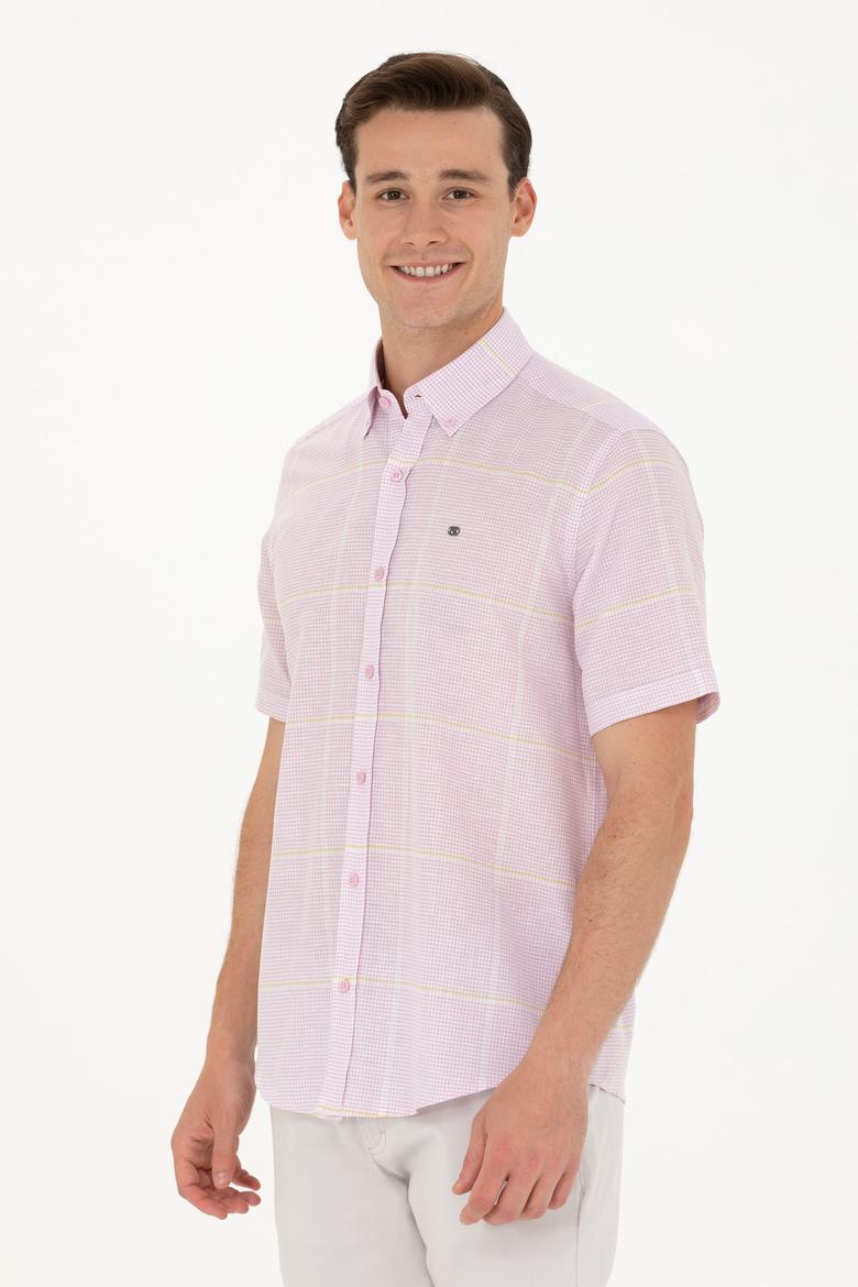 Erkek Manolya Kısa Kollu Gömlek - 50263707015