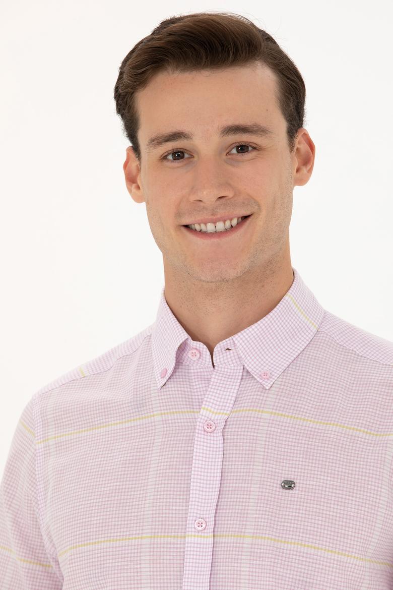 Erkek Manolya Kısa Kollu Gömlek - 50263707015