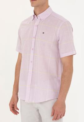 Erkek Manolya Kısa Kollu Gömlek - 50263707015