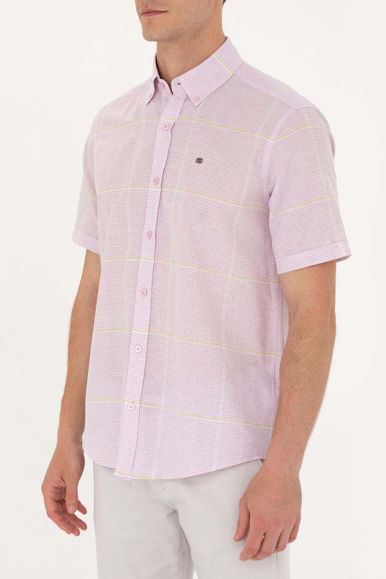 Erkek Manolya Kısa Kollu Gömlek - 50263707015